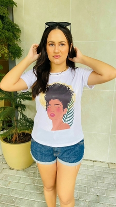 T-shirt Canelada Afro girl (garota afro) na internet