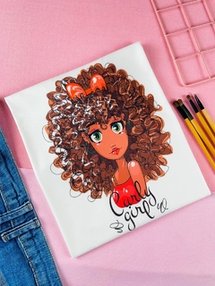 T-shirt ribana canelada Curly Girl