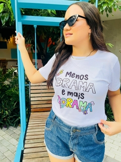 T-shirt Canelada Menos drama e mais dorama