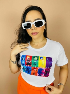Imagem do T-shirt Canelada Divertidamente personagens