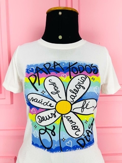 T-shirt Ribana Canelada Para todos os dias - Fabi T-shirts