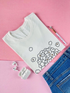 T-shirt ribana canelada Pipoquinha - comprar online
