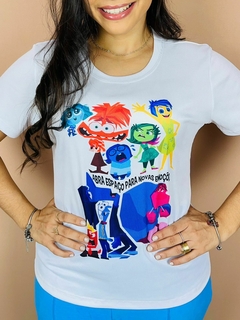 T-shirt Canelada Divertidamente - Abra espaço para novas emoções - Fabi T-shirts