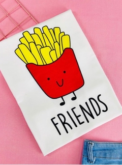 T-shirt ribana canelada FRIENDS batatinha