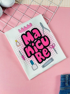 T-shirt ribana canelada Manicure