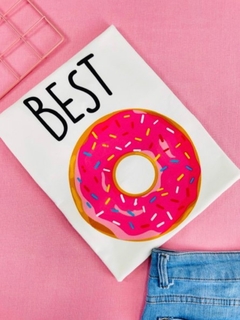T-shirt ribana canelada BEST rosquinha