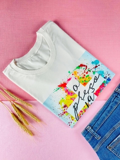 T-shirt ribana canelada O preço já foi pago na cruz - comprar online