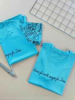 T-SHIRT CANELADA NUNCA FOI SORTE, SEMPRE FOI DEUS. - comprar online