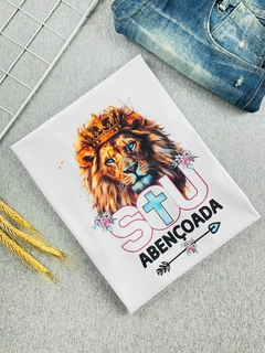 T-shirt Feminina Canelada Sou abençoada