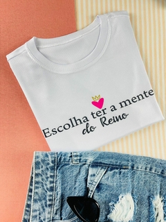 T-shirt Canelada Escolha ter a mente do reino - comprar online