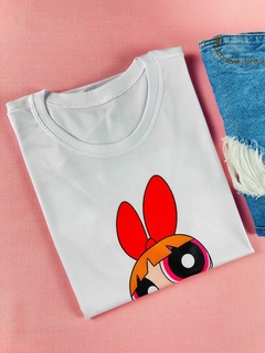 T-shirt Canelada Meninas Super poderosas: Florzinha