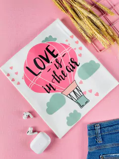 T-shirt ribana canelada Love is in the hair