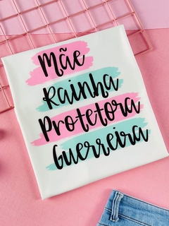 T-shirt Trend Soft Mãe rainha protetora guerreira - comprar online