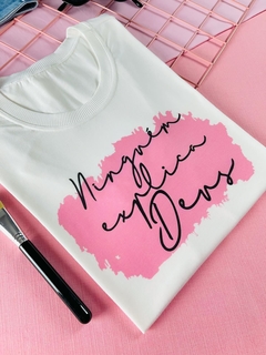 T-shirt ribana canelada Ninguém explica Deus