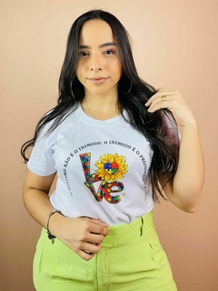 T-shirt Canelada O autismo não é o inimigo. Oinimigo é o preconceito
