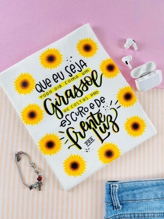 T-shirt ribana canelada Que eu seja todo dia