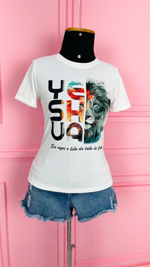 T-shirt Ribana Canelada Yeshua