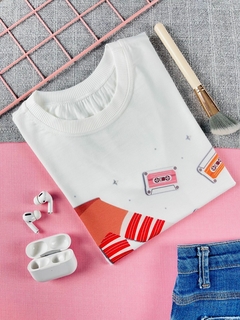 T-shirt ribana canelada Patinete