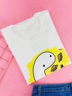 T-shirt ribana canelada Flork: Boca foi feita pra cumê! - comprar online