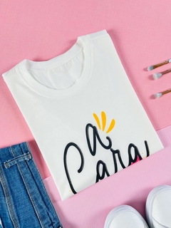 T-shirt ribana canelada A cara da riqueza - comprar online