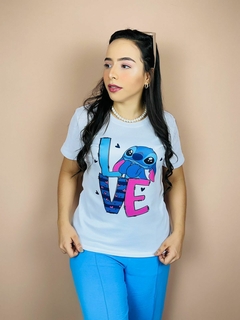 T-SHIRT CANELADA LOVE STITCH