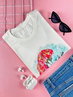 T-shirt ribana canelada Todo dua Deus nos dá uma nova chance - comprar online