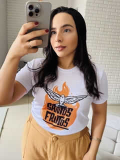 T-SHIRT CANELADA SANTOS FRUTOS na internet
