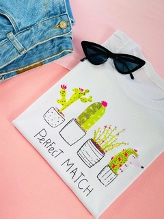T-shirt Canelada Jarros de cactos - comprar online