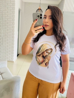 T-SHIRT CANELADA NOSSA SENHORA na internet
