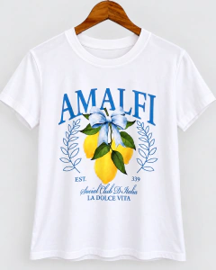 T-SHIRT SUEDE - AMALFI LIMÃO