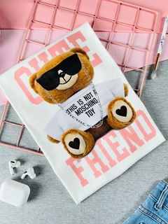 T-shirt ribana canelada Cute Friend