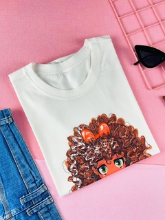 T-shirt ribana canelada Curly Girl - comprar online