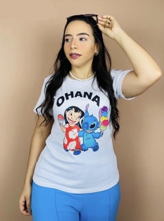 T-SHIRT CANELADA OHANA