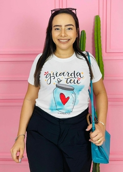 T-shirt Canelada Guarda o teu coração