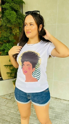 T-shirt Canelada Afro girl (garota afro)