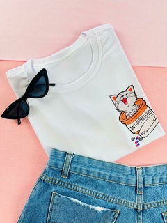 T-shirt Canelada Antidepressivo gatinho