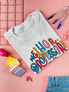 T-shirt Canelada Melhor professora do mundo - comprar online
