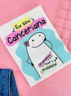 T-shirt ribana canelada Flork Signo Câncer