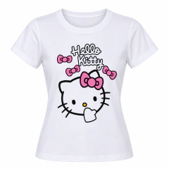 T-SHIRT SUEDE - HELLO KITTY