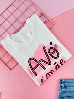 T-shirt Trend Soft Avó é mãe em dobro - comprar online