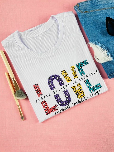 T-shirt Canelada Love always believe in yourself
