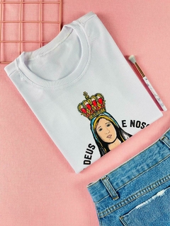 T-shirt Canelada Mãe de Deus a nossa mãe - comprar online