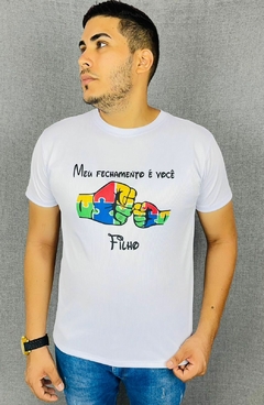 T-shirt Masculina Canelada Pai de Autista