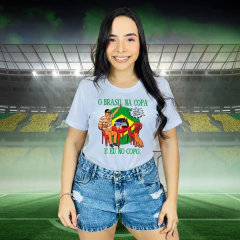 T-SHIRT RIBANA CANELADA COPA DO MUNDO BORA BRASIL - comprar online