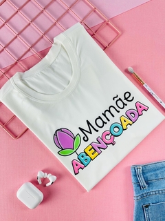 T-shirt Trend Soft Mamãe abençoada