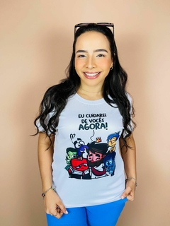 T-shirt Canelada Divertidamente- Eu cuidarei de vocês agora! - comprar online