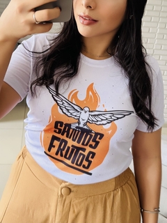 T-SHIRT CANELADA SANTOS FRUTOS - Fabi T-shirts