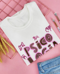 T-shirt ribana canelada Profissão: Psicóloga - comprar online
