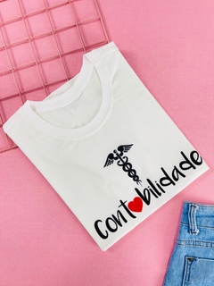 T-shirt ribana canelada Profissões Contabilidade