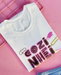 T-shirt ribana canelada Profissão: Cozinheira - comprar online